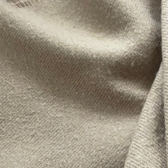 Zara tan scarf oversized super soft fringe - Picture 6 of 7